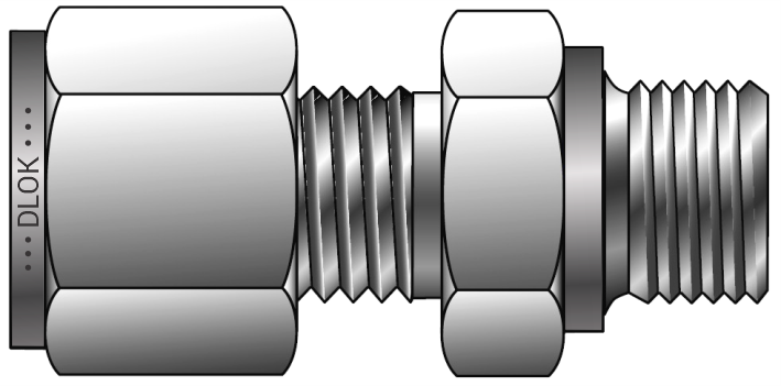 Male Connector BSPP (For Fractional Tube)